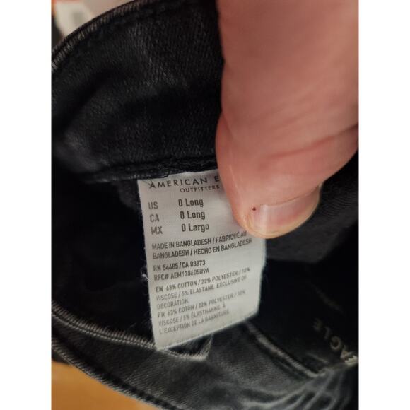 American Eagle Hi Rise Jeggings Size 0 long - Picture 4 of 4